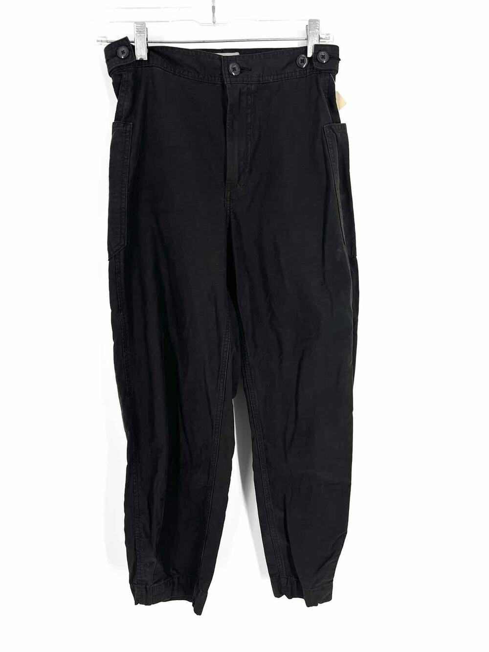 Everlane Size 0 Charcoal Solid Cargo Designer Pants